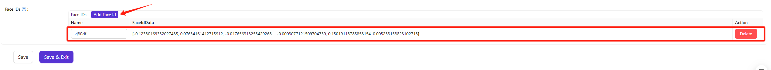 تعريف الوجه