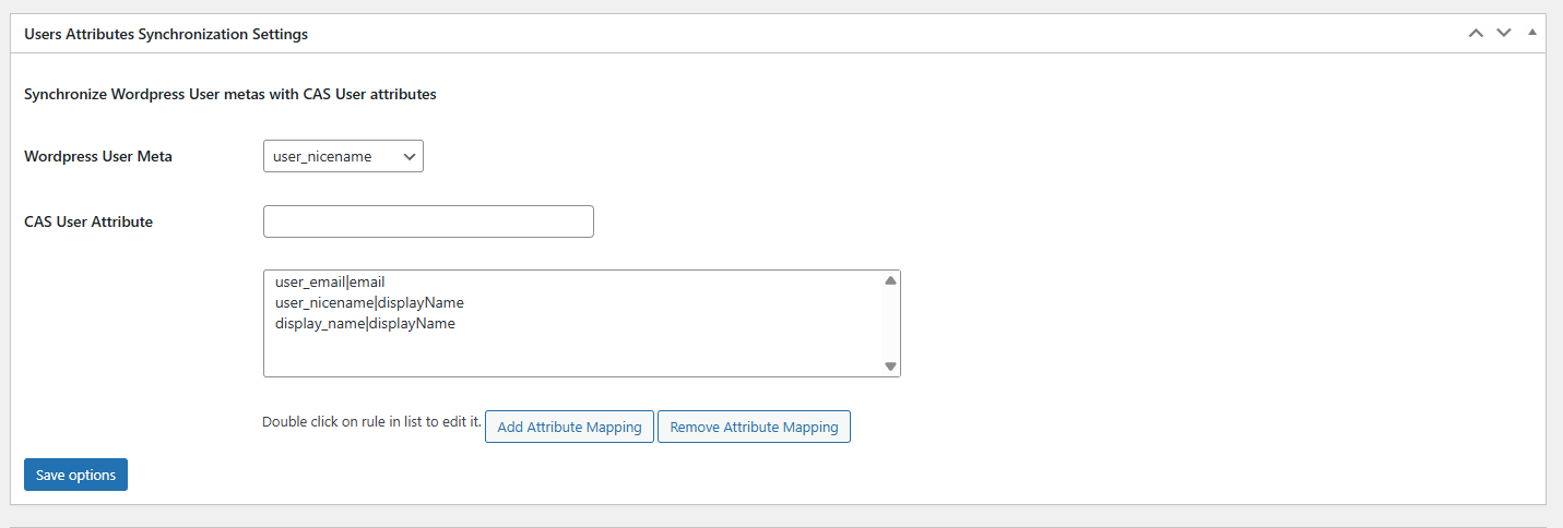 Attribute Synchronization