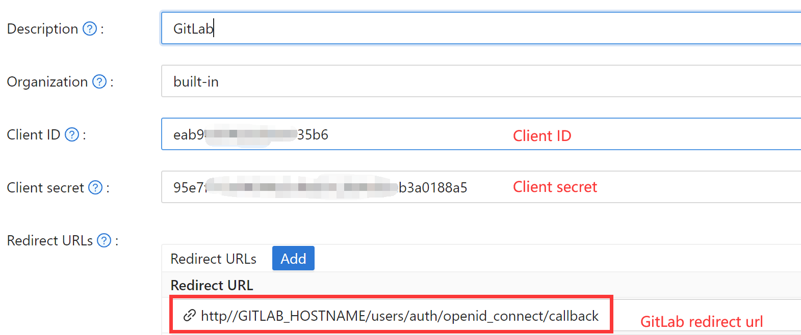 アプリケーション設定