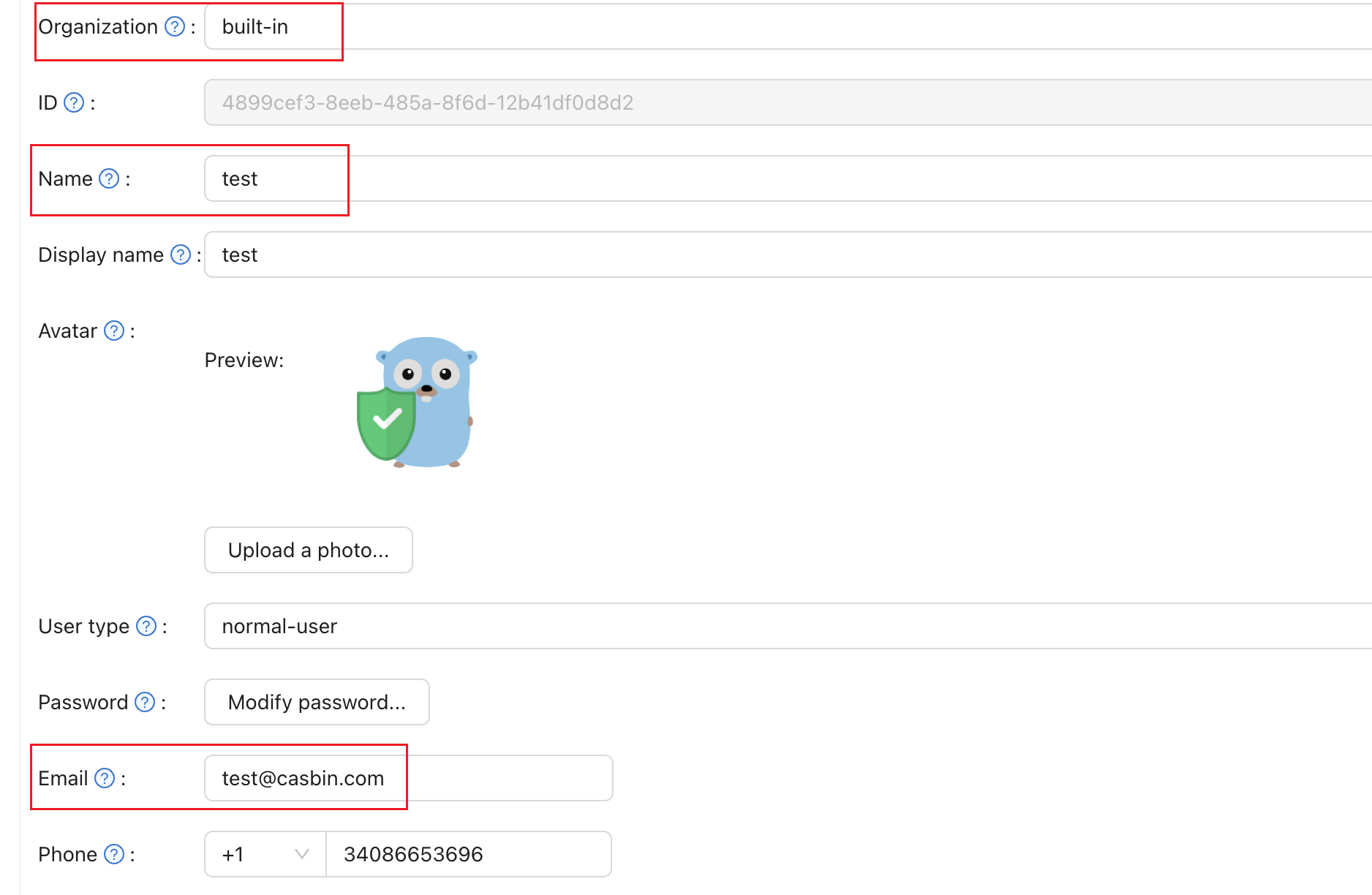 Додати користувача у Casdoor
